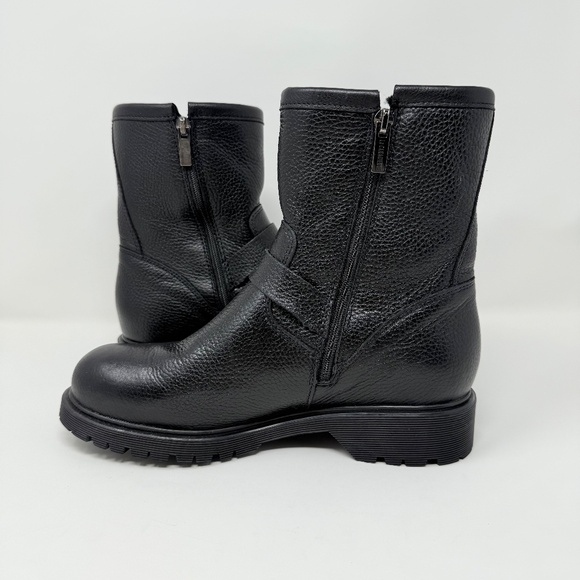 New La Canadienne Hanna Shearling Lining Boot Waterproof Pebble Leather Sz 6.5 - Picture 12 of 15
